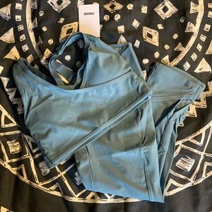 GymShark Studio Set in Smokey Teal